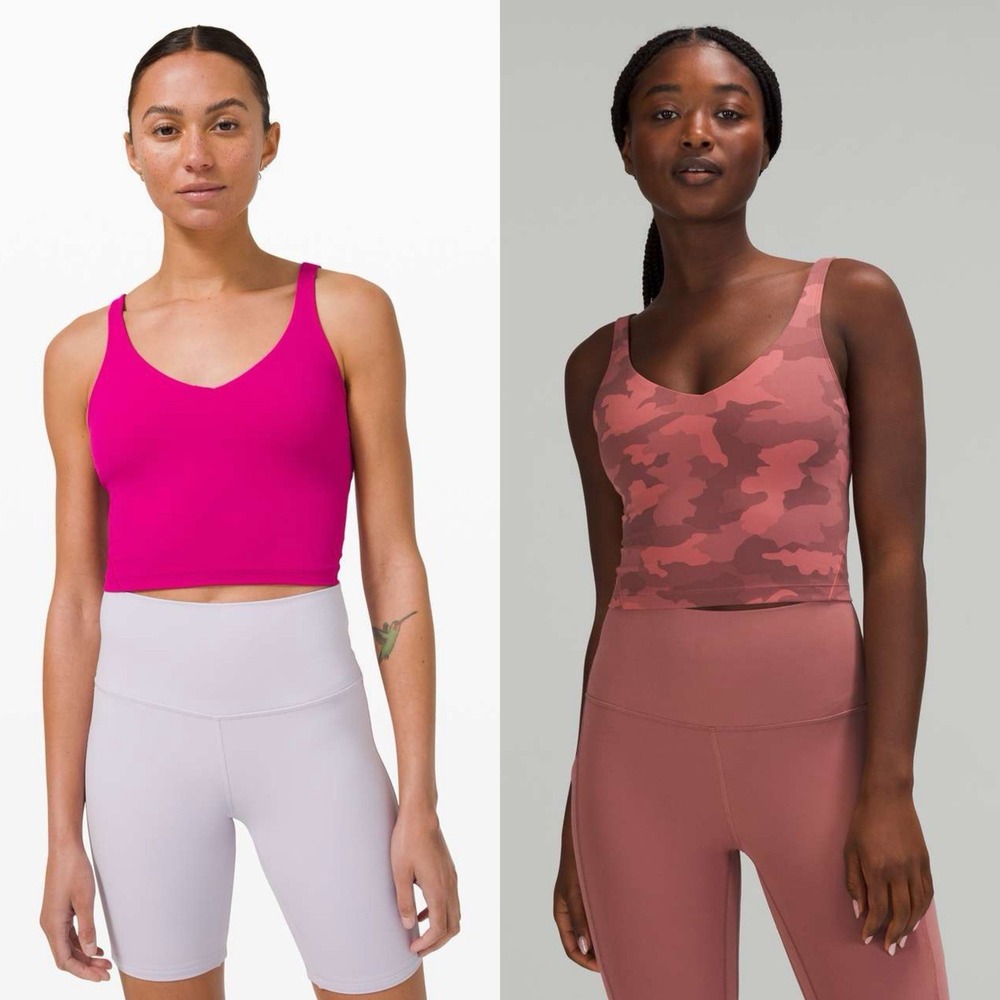 2PC- Lululemon Align Tank Heritage 365 Camo Brier Rose + Ripened Raspberry 4